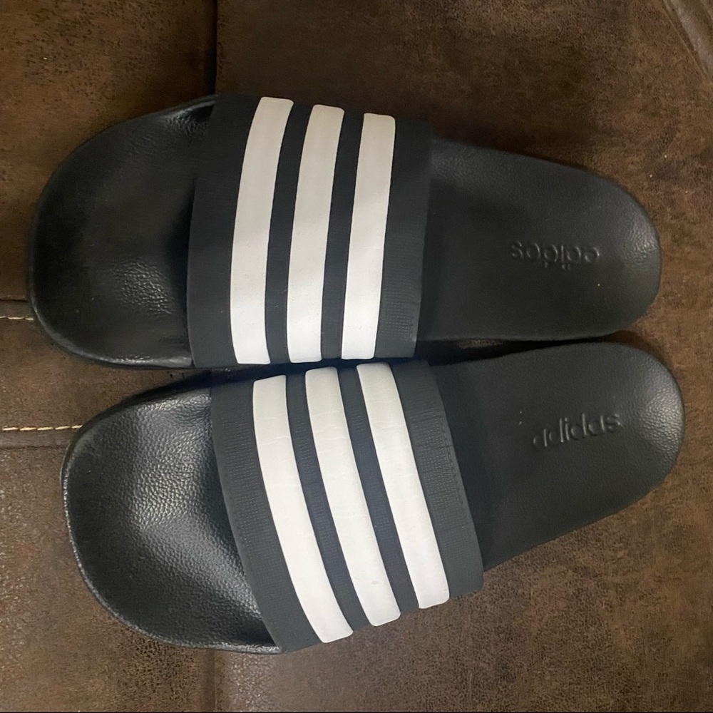 Mens Adidas slides size 12